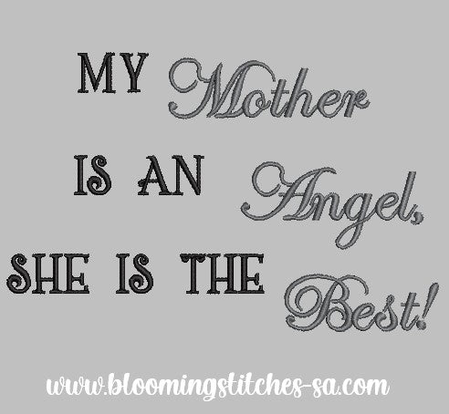 Mother Angel 1 saying