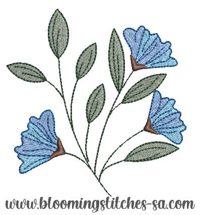 Blue Flax Flowers