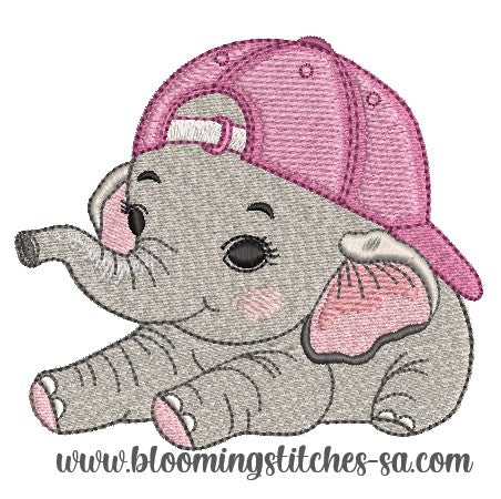 Elephant with hat 1