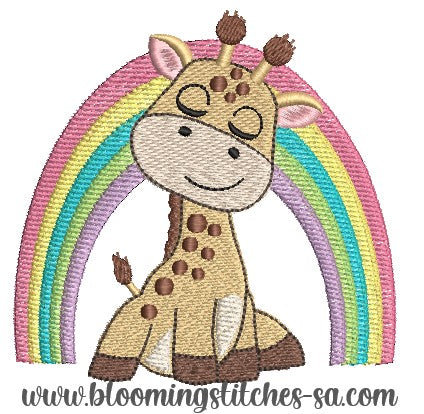 Rainbow Giraffe 1