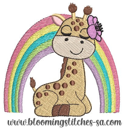 Rainbow Giraffe 6