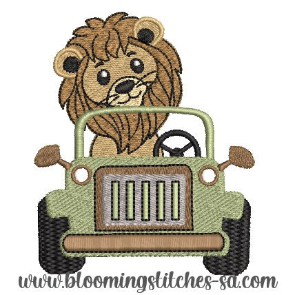 Safari Jeep Lion