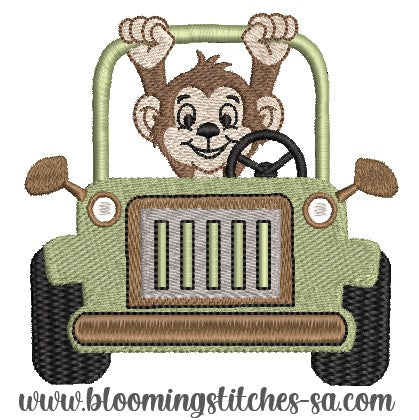 Safari Jeep Monkey