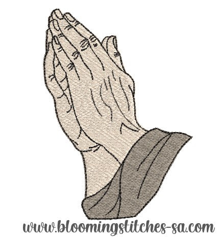 Praying Hands Filled