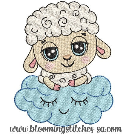 Sheep In Clouds Boy