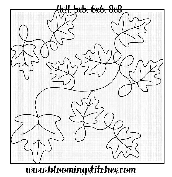 Autumn Leaves Quilt Block