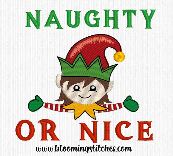Naughty or Nice Christmas Elf 1