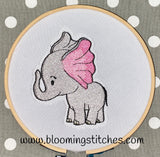 Nursery Elephants Towel Designs SET 4x4