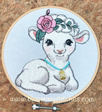 Little Lamb with roses