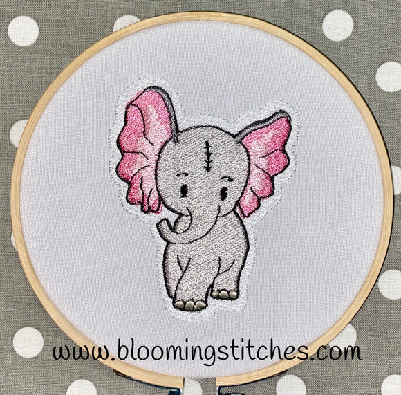Nursery Elephant 3 Towel Design