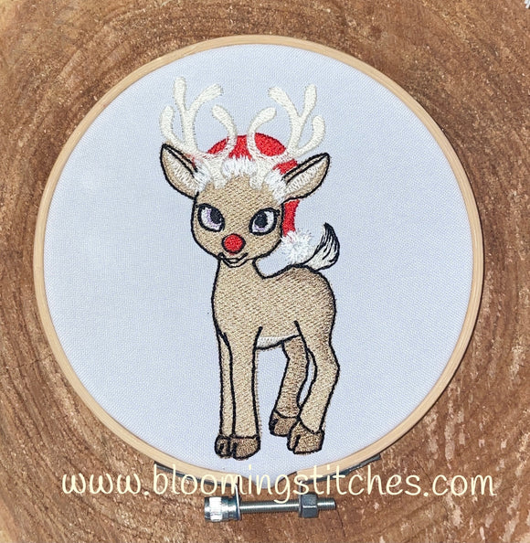 Reindeer with hat