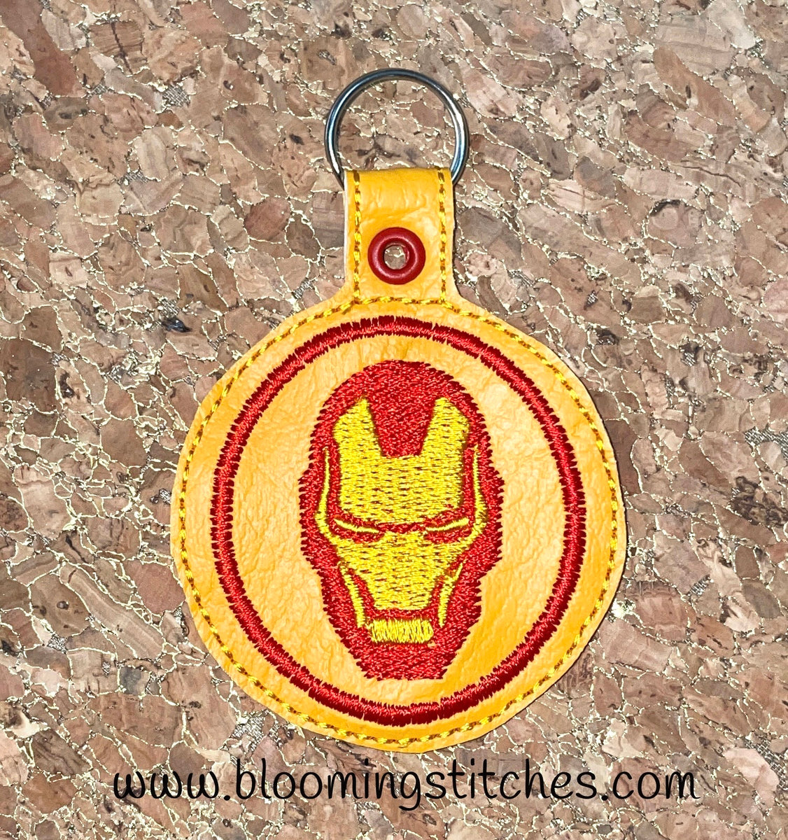 Iron Man Key fob Blooming Stitches