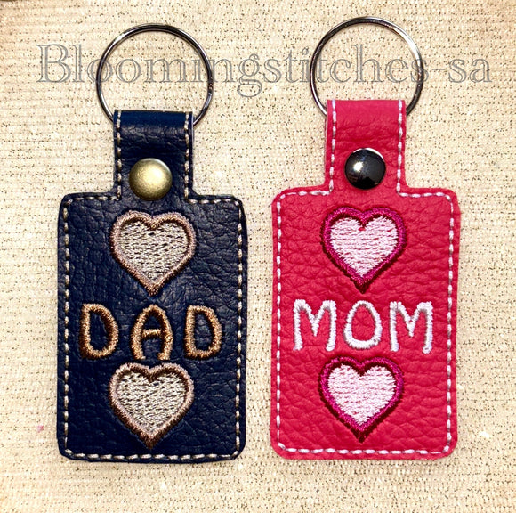 Mom & Dad Key Fobs
