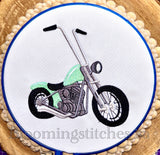 Harley Davidson Chopper Motorbike