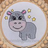 Hippo with stars