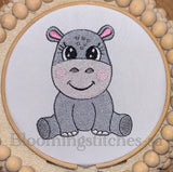 Hippo sitting