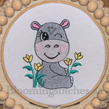 Hippo winking