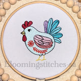 Colourful Chickens SET