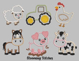 Farm Animals Appliqué SET