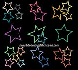 Appliqué Stars SET 1