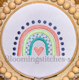 Mexican rainbow with dots 1