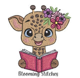 Baby Giraffe Reading