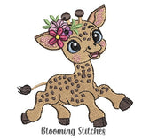 Baby Giraffe Running