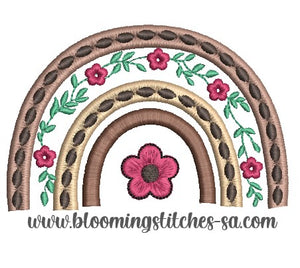 Boho Flower Rainbow