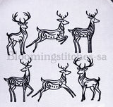 Satin Line Reindeer SET