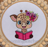 Baby Giraffe Reading