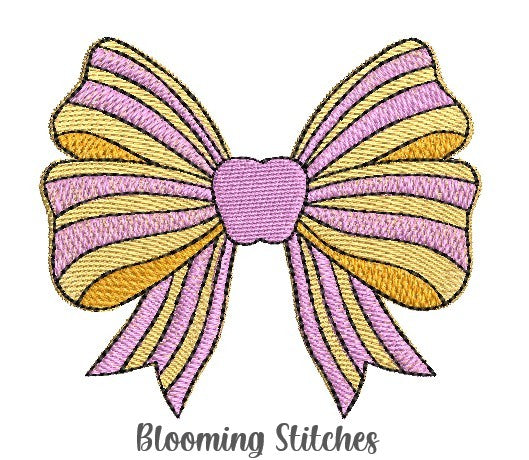 Fancy Bow 7 – Blooming Stitches