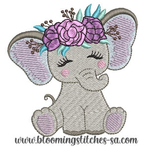 Floral Elephant