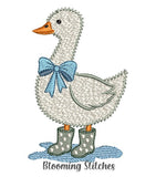 Goose with boots