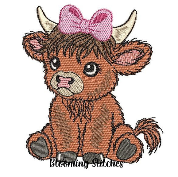 Highland Cow Girl 4