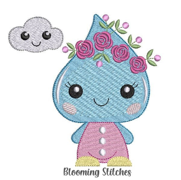 Kawaii Raindrop