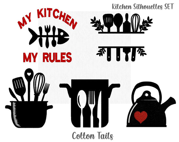 Kitchen Silhouettes SET