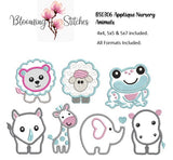 Appliqué Nursery Animals SET