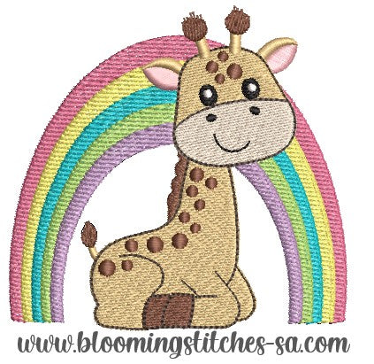 Rainbow Giraffe 4