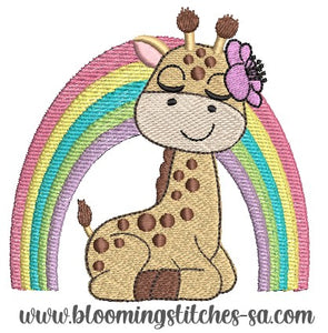 Rainbow Giraffe 6