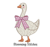 Goose with polkadot bow