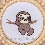 Sloth on branch