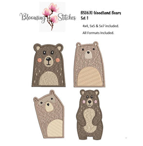 Woodland Bears SET 1