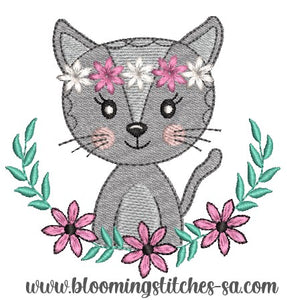 Cat in wreath 4