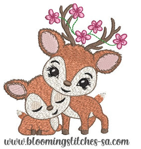 Deer Mom and Baby