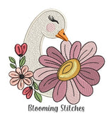 Floral Goose