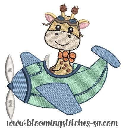 Nursery Giraffe 15 (in aeroplane)