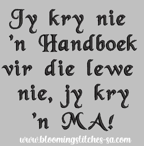 Handboek Ma