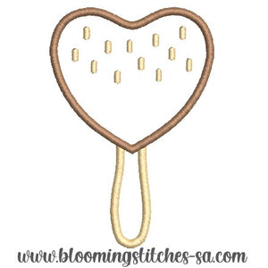 Heart Popsicle Appliqué