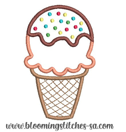 Ice Cream Appliqué 2