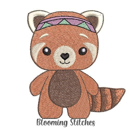 Kawaii Red Raccoon